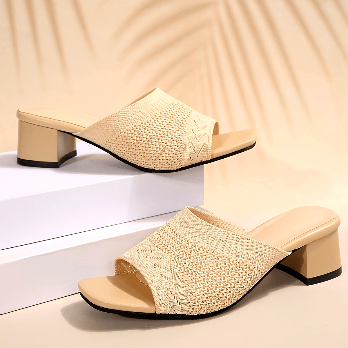 Mia Open-Toe Mules