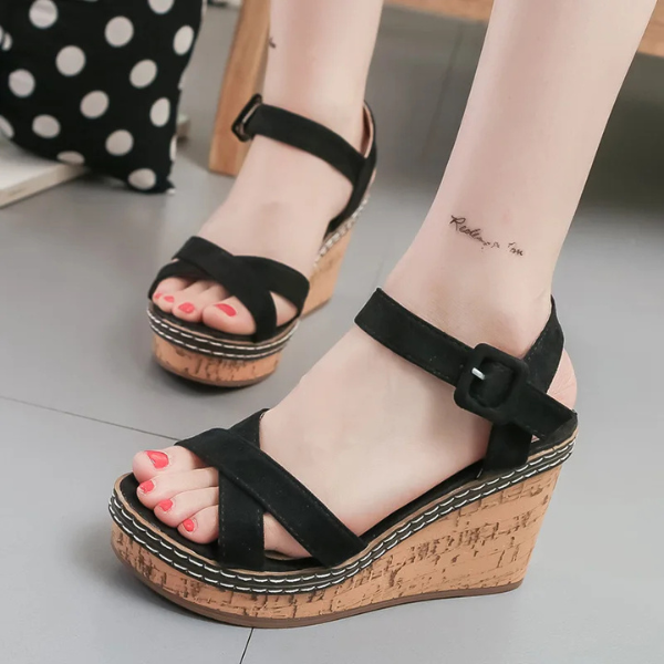 Von Elsen™| Shania Keilabsatz-Sandalenn
