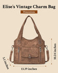 Von Elsen™| Alessandra Vintage Schultertasche