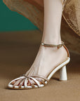 Von Elsen™| Kimberly offene Zehen-Sandalen mit Stiletto-Absatz
