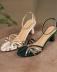 Von Elsen™| Kimberly offene Zehen-Sandalen mit Stiletto-Absatz