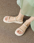 Von Elsen™| Kalynn Lässige Flache Sandalen