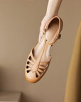 Von Elsen™| Sacha Elegante T-Riemchen Sandalen
