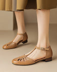 Von Elsen™| Sacha Elegante T-Riemchen Sandalen