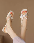 Von Elsen™| Courtini Elegante Flache Sandalen