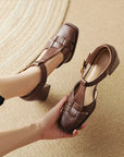 Von Elsen™| Michela Sandalen mit eckiger Spitze