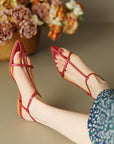 Von Elsen™| Laney Elegante flache Sandalen