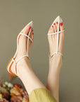 Von Elsen™| Laney Elegante flache Sandalen