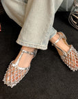 Von Elsen™| Kim Sandalen mit eckiger Spitze