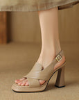 Von Elsen™| Kamari Elegante Plateausandalen