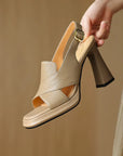 Von Elsen™| Kamari Elegante Plateausandalen