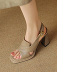 Von Elsen™| Kamari Elegante Plateausandalen