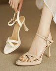 Von Elsen™| Andy offene Sandalen Mit Stiletto-Absatz