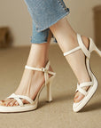 Von Elsen™| Andy offene Sandalen Mit Stiletto-Absatz