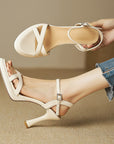 Von Elsen™| Andy offene Sandalen Mit Stiletto-Absatz
