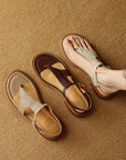 Von Elsen™| Numidia Elegante Flache Sandalen