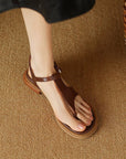 Von Elsen™| Numidia Elegante Flache Sandalen