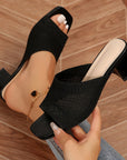 Mia Open-Toe Mules