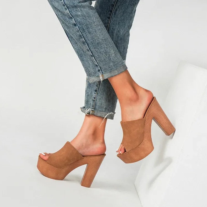 Von Elsen™| Siena Plateau-Sandalen