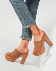 Von Elsen™| Siena Plateau-Sandalen