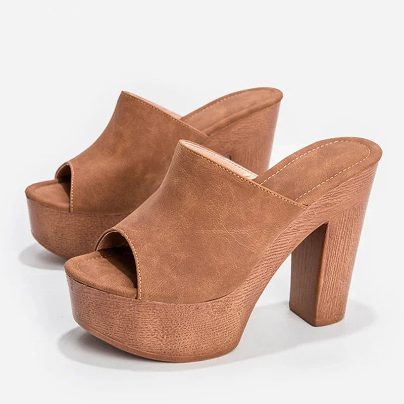 Von Elsen™| Siena Plateau-Sandalen
