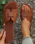 Von Elsen™| Carol Strukturierte Slidesandalen