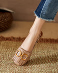 Von Elsen™| Mathilda Sandalen Mit Schnallenriemen