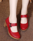 Von Elsen™| Babette Leder-Komfortsandalen