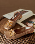Von Elsen™| Mathilda Sandalen Mit Schnallenriemen