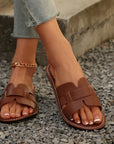 Von Elsen™| Carol Strukturierte Slidesandalen