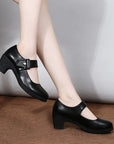 Von Elsen™| Babette Leder-Komfortsandalen