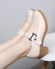 Von Elsen™| Babette Leder-Komfortsandalen