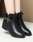 Von Elsen™| Elowen Leder-Stiefeletten