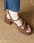 Von Elsen™| Keshara Sandalen mit offener Spitze und Absatz