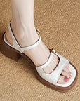 Von Elsen™| Keshara Sandalen mit offener Spitze und Absatz