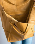 Von Elsen™| Muller Tasche aus Leder in Übergröße
