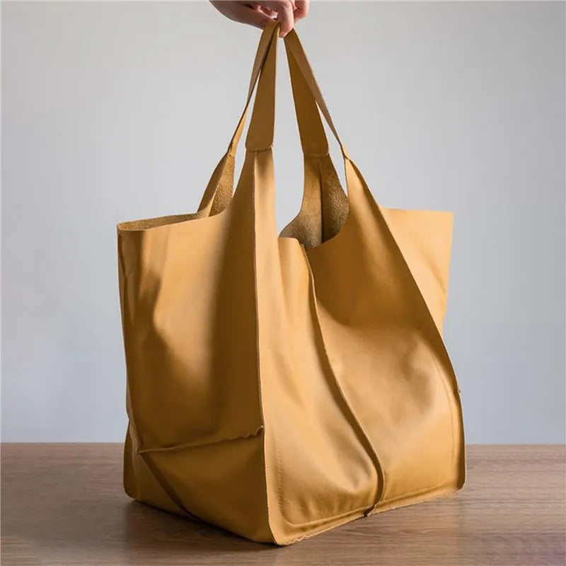 Von Elsen™| Muller Tasche aus Leder in Übergröße