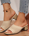 Mia Open-Toe Mules