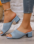 Mia Open-Toe Mules