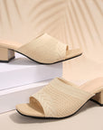 Mia Open-Toe Mules