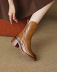 Von Elsen™| Harper Leder-Stiefeletten