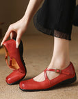 Von Elsen™| Edith Ledersandalen